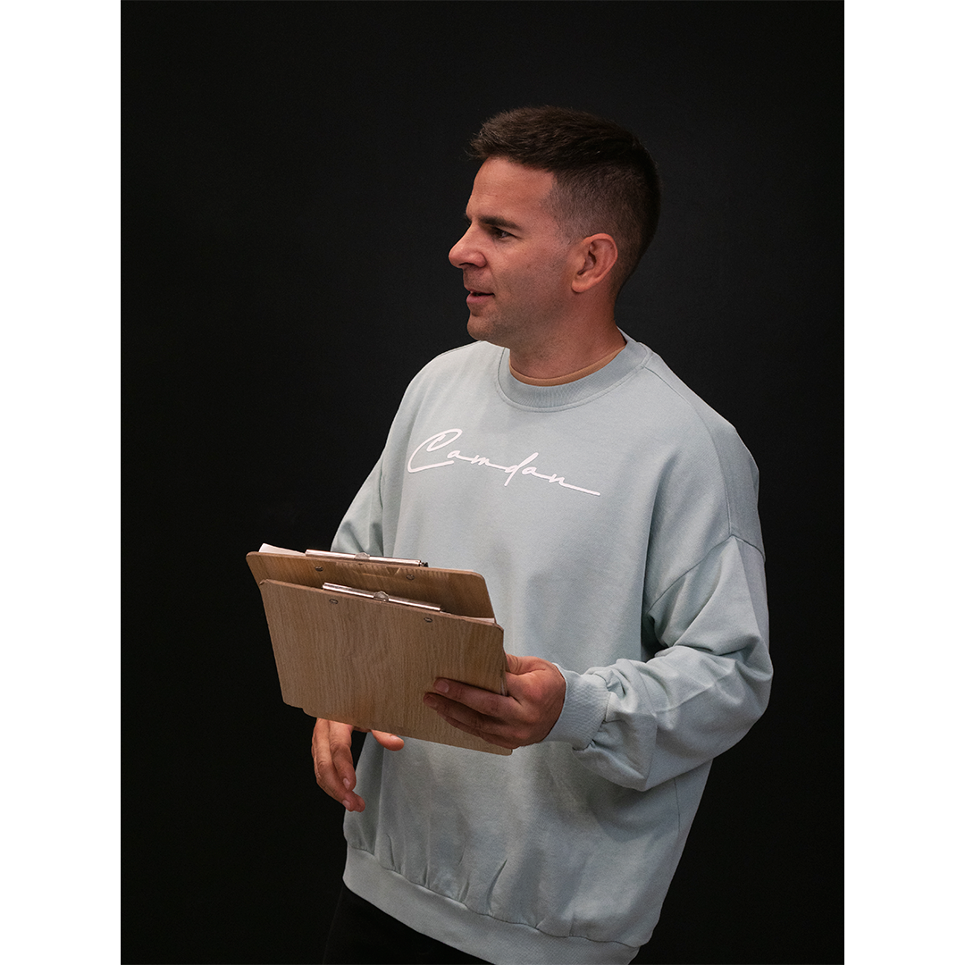 Sudadera Oversize Streak Verde