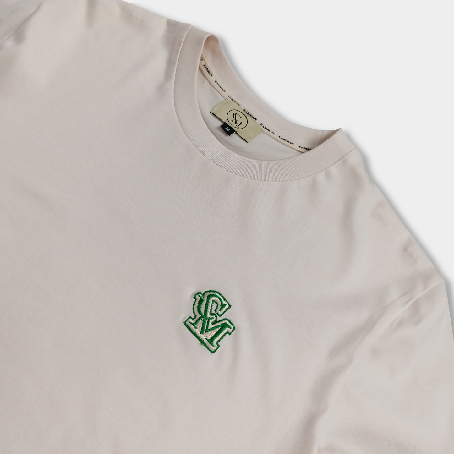 Camiseta CM Bordado Blanca
