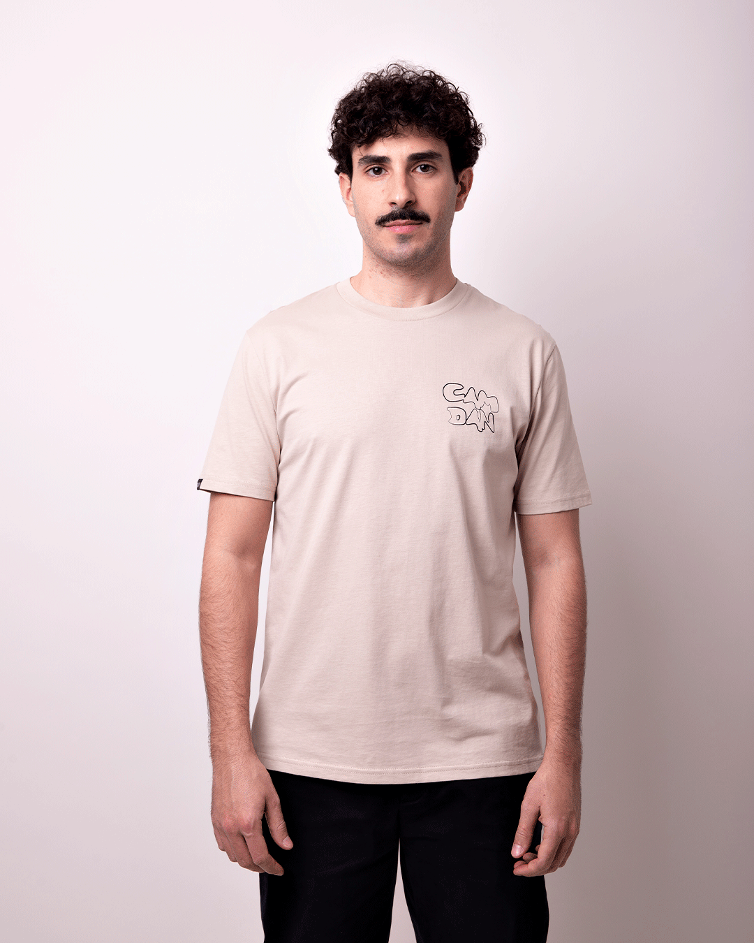 Camiseta Calavera Marrón