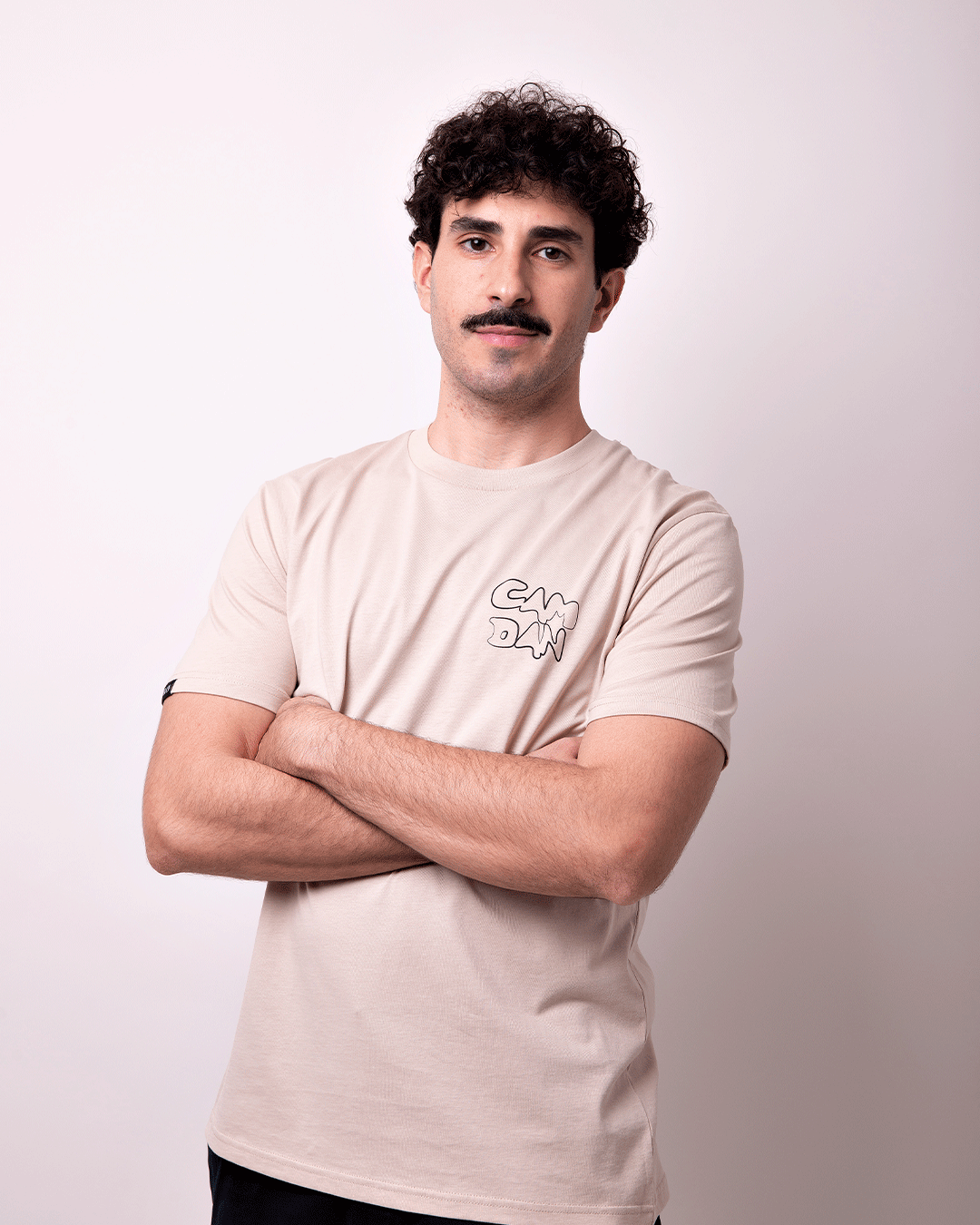 Camiseta Calavera Marrón