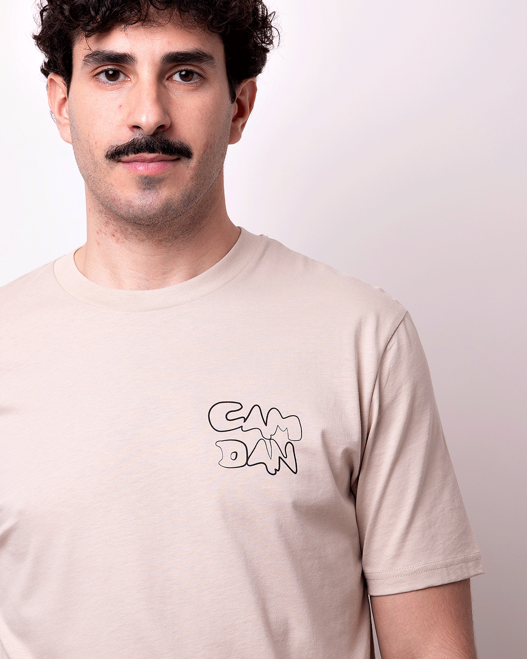 Camiseta Calavera Marrón