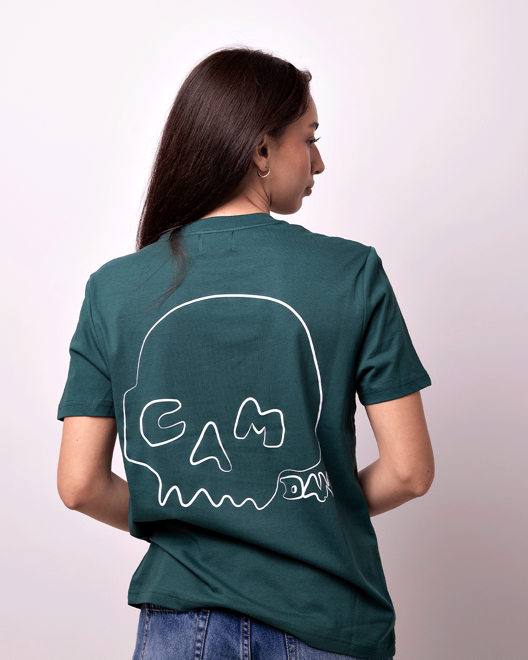 Camiseta Calavera Verde