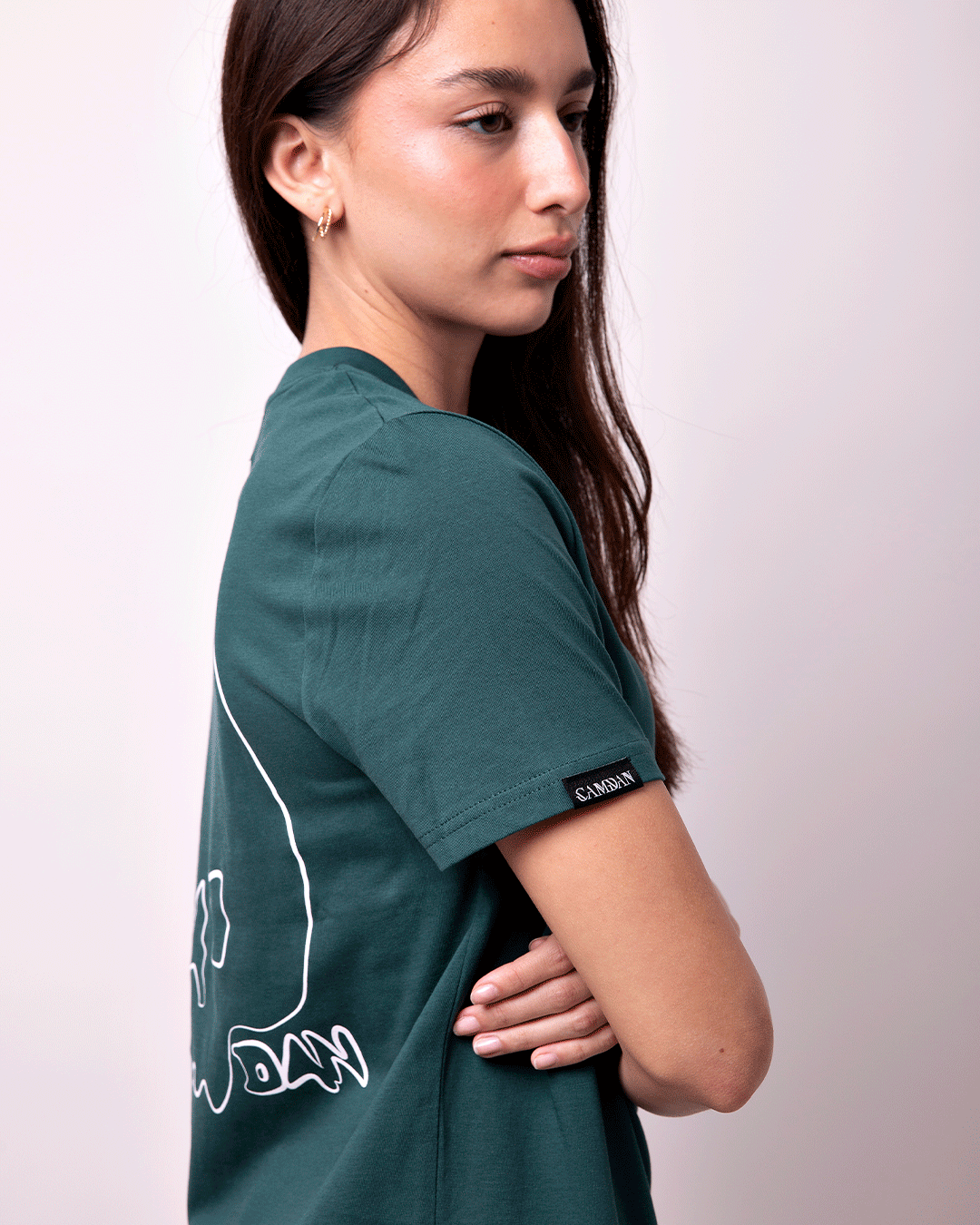 Camiseta Calavera Verde
