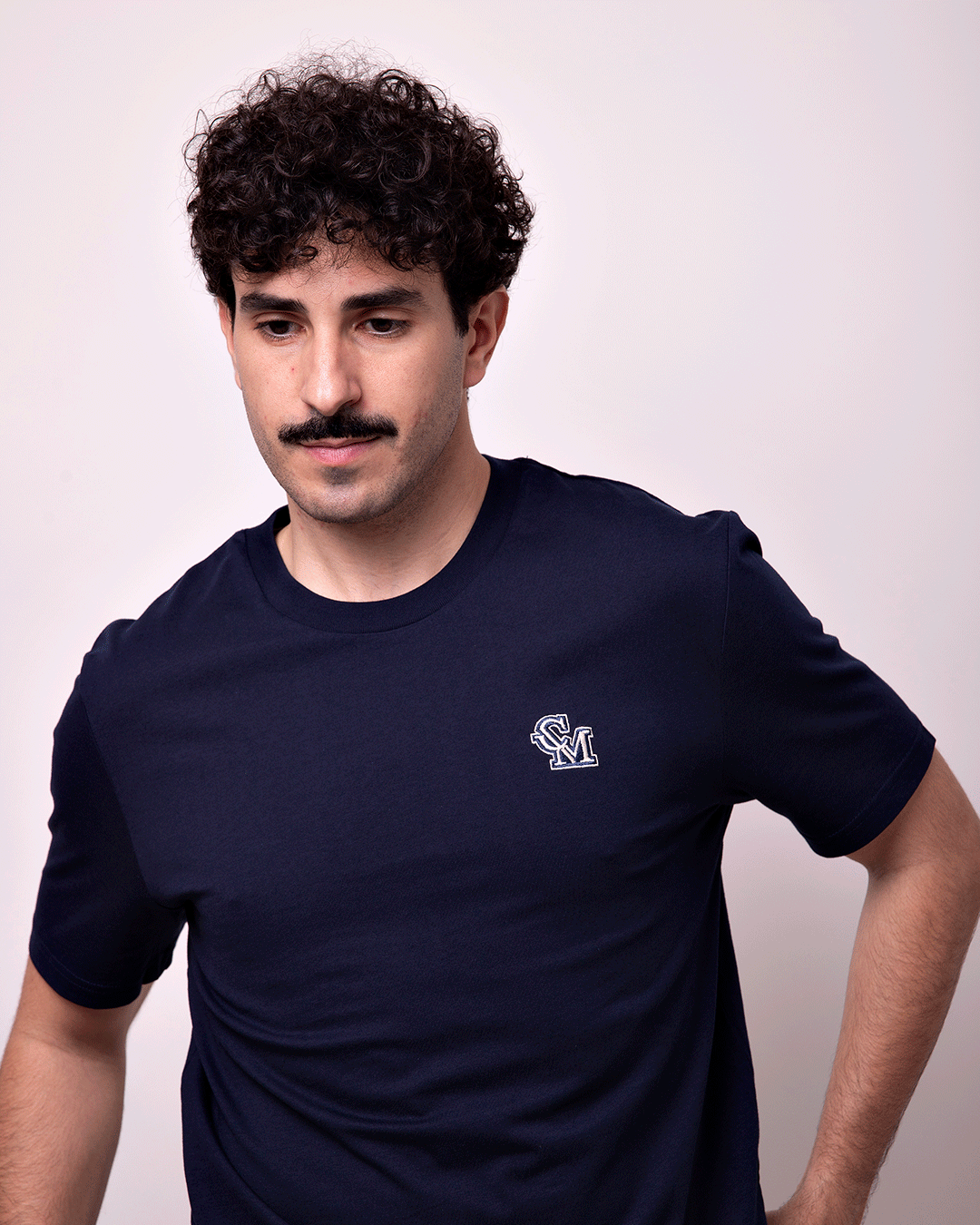 Camiseta CM Bordado Azul