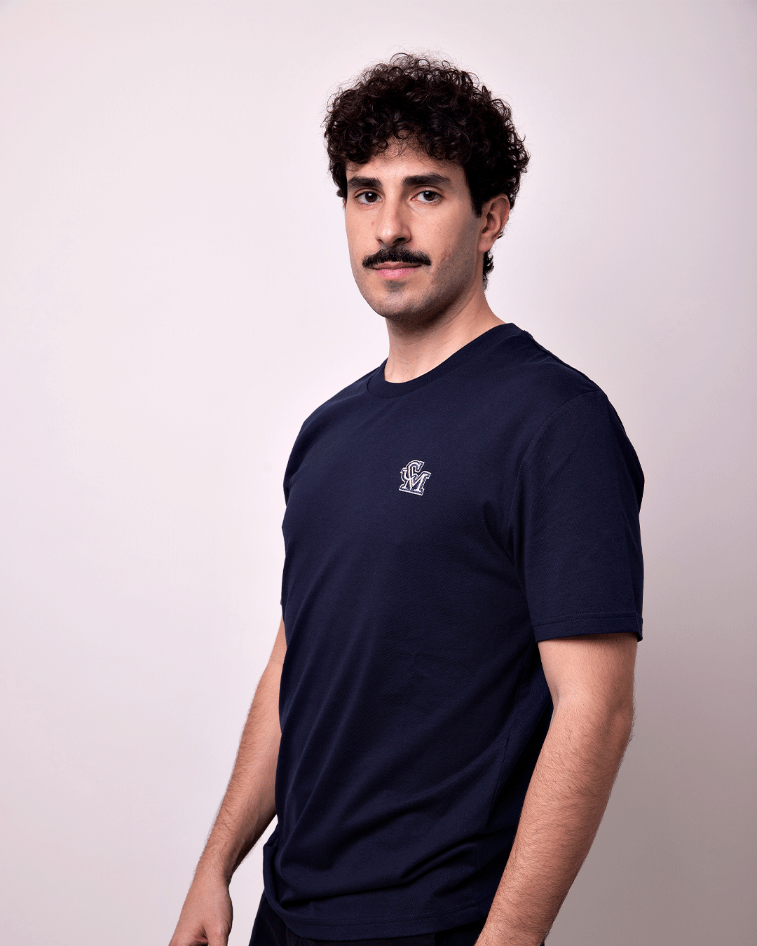 Camiseta CM Bordado Azul