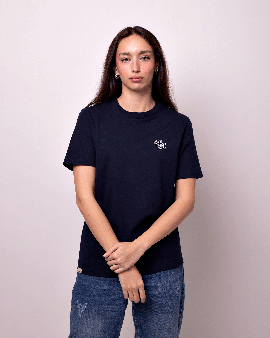 Camiseta CM Bordado Azul