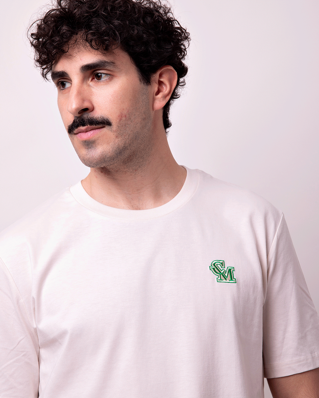 Camiseta CM Bordado Blanca