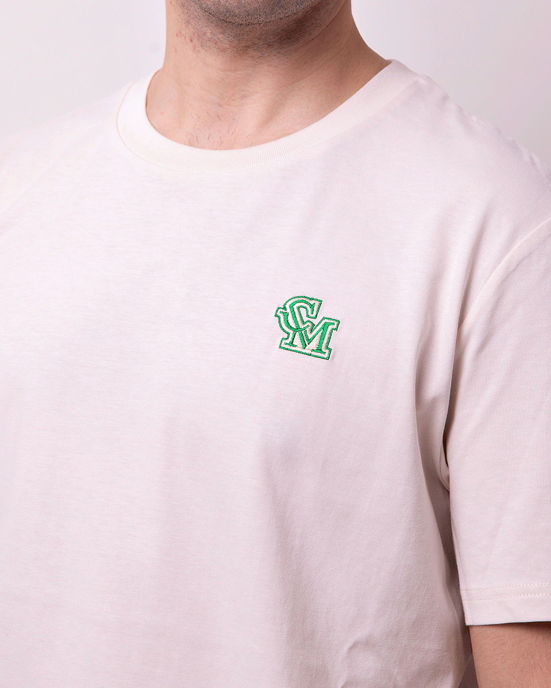 Camiseta CM Bordado Blanca