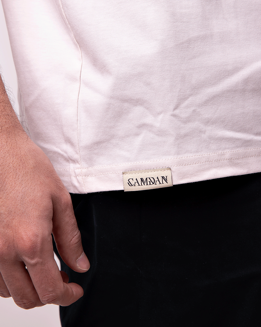 Camiseta CM Bordado Blanca