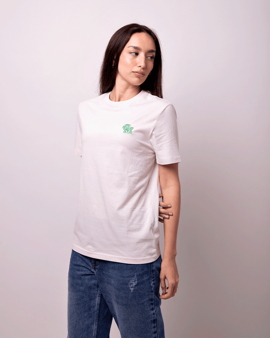 Camiseta CM Bordado Blanca