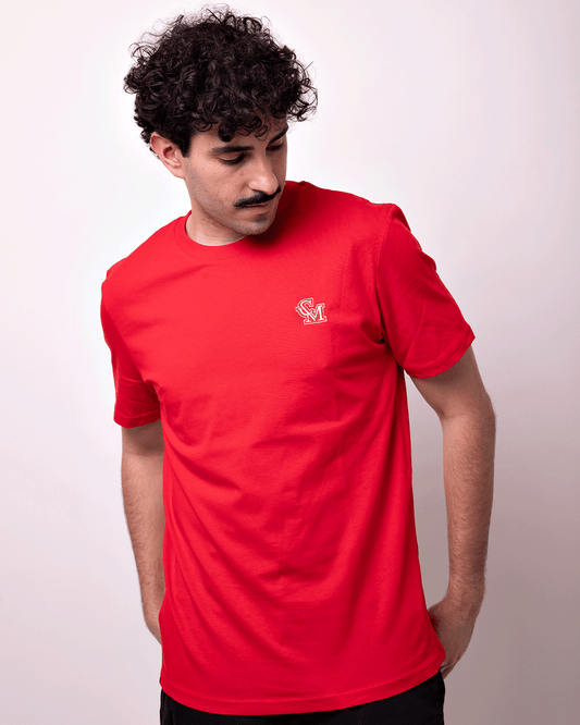 Camiseta CM Bordado Roja