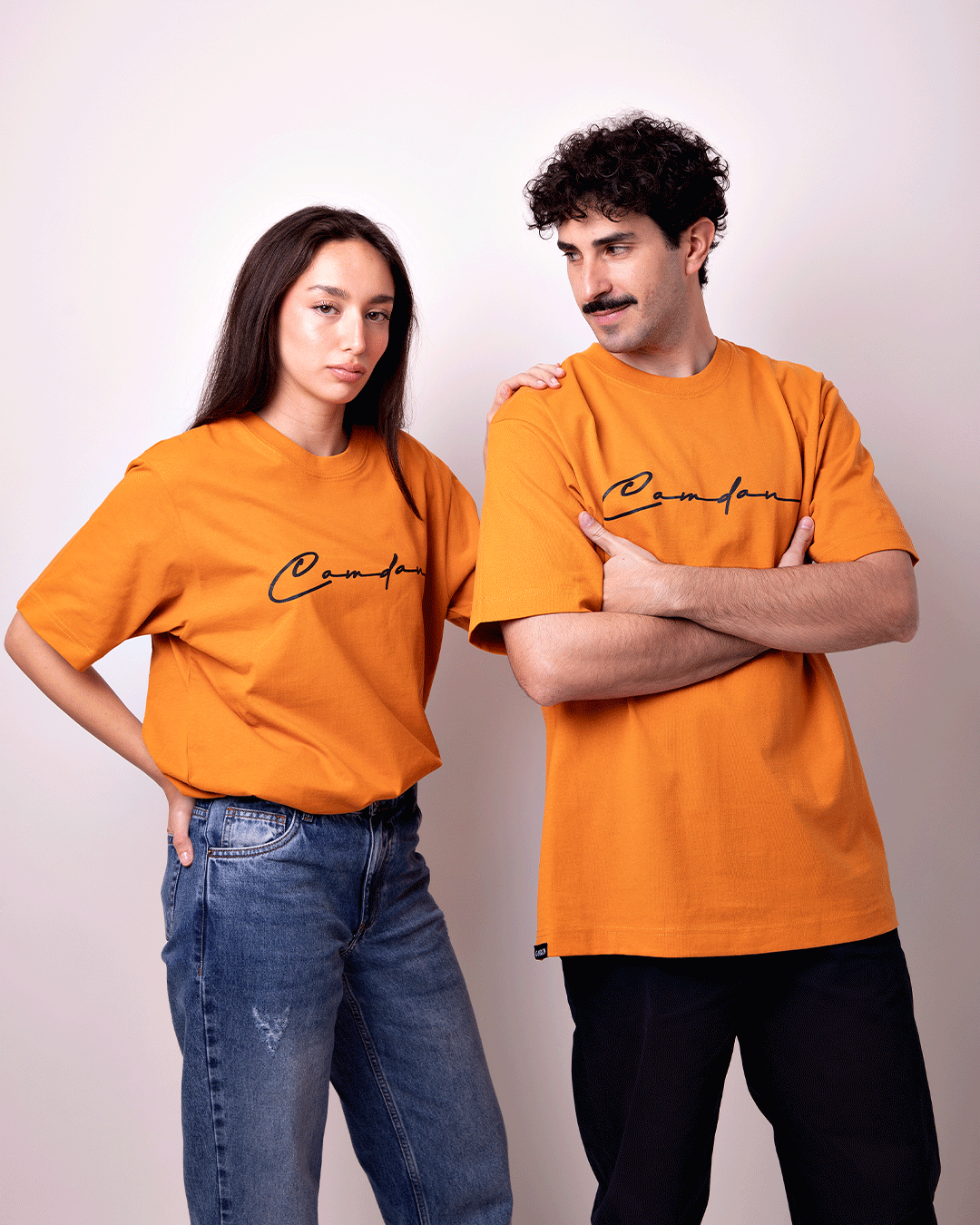 Camiseta Firma Naranja