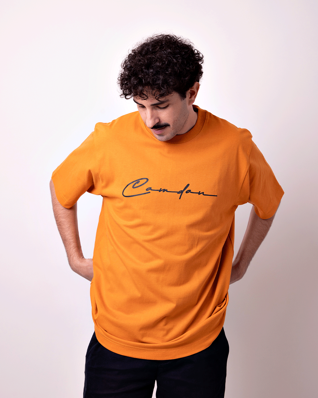 Camiseta Firma Naranja
