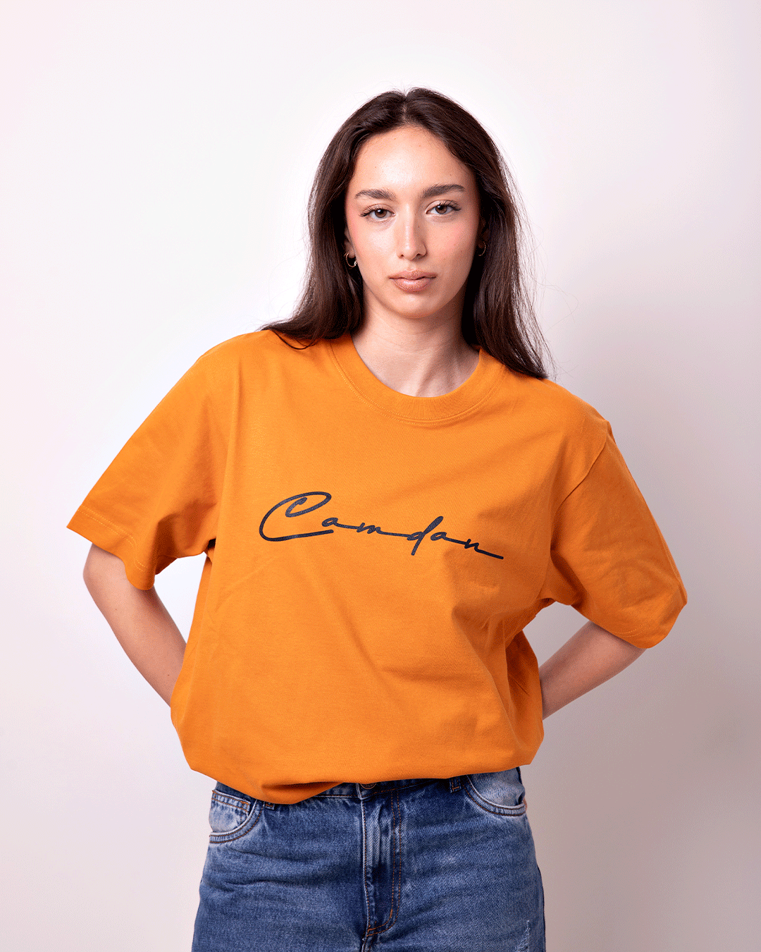 Camiseta Firma Naranja