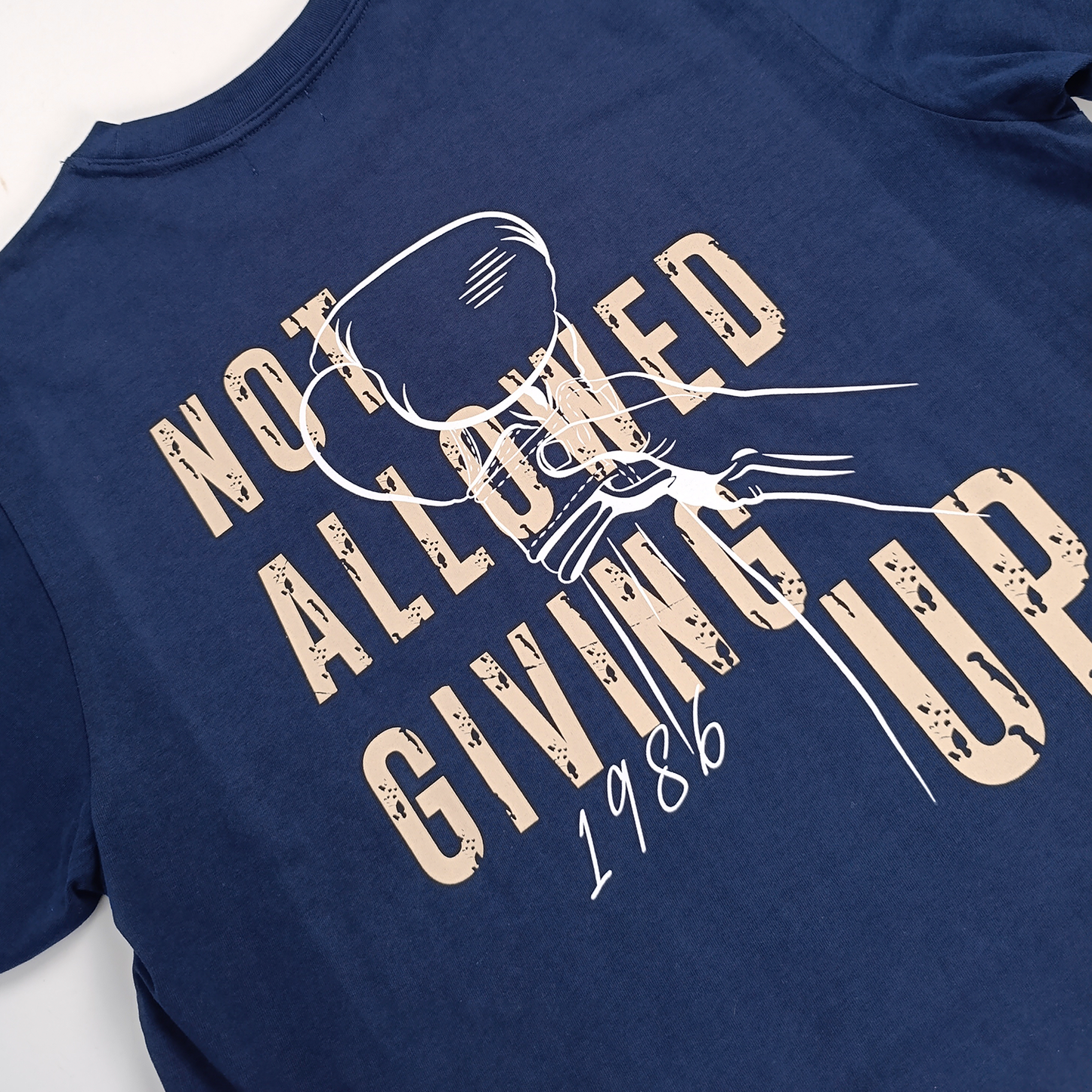 Camiseta Oversize Not Allowed Azul Marino