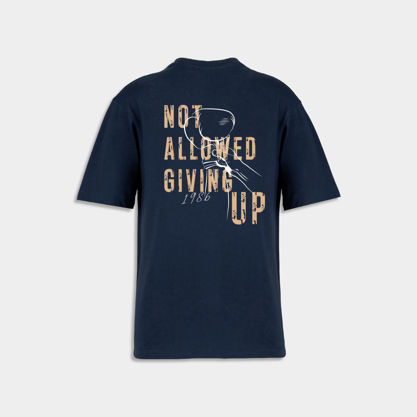 Camiseta Oversize Not Allowed Azul Marino