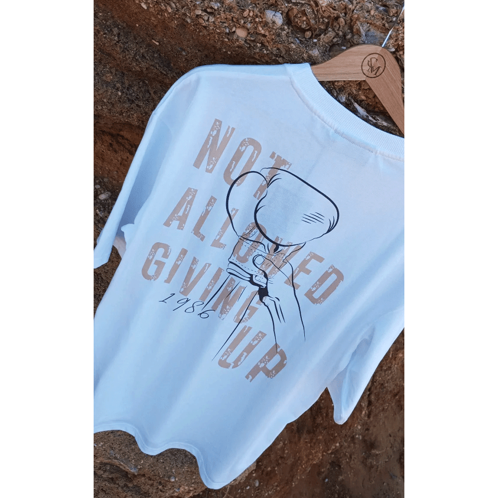 Camiseta Oversize Not Allowed Blanca