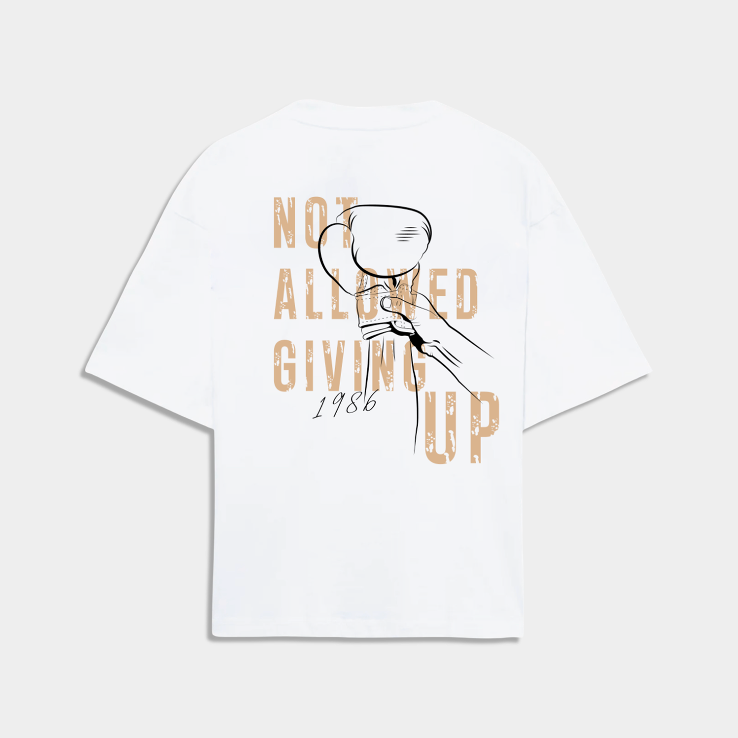 Camiseta Oversize Not Allowed Blanca