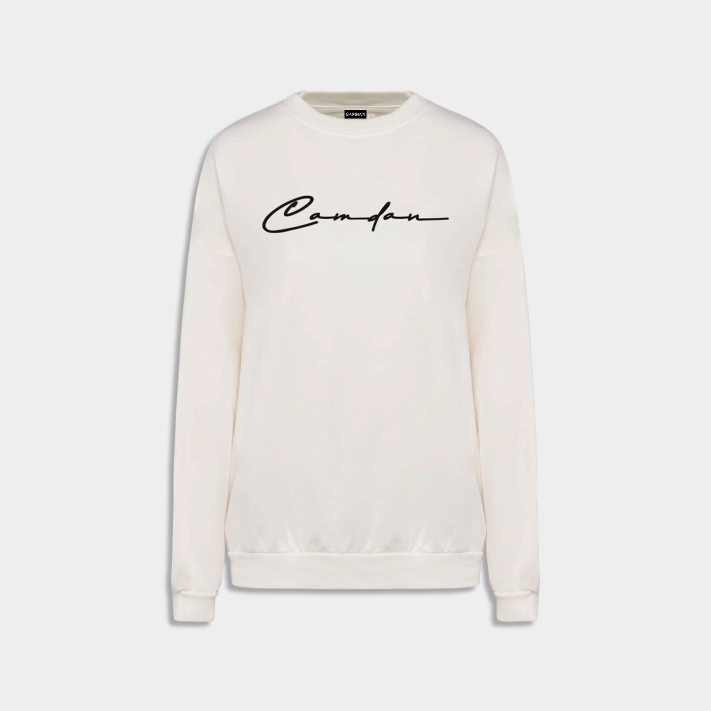 Sudadera Oversize Streak Blanco Hueso