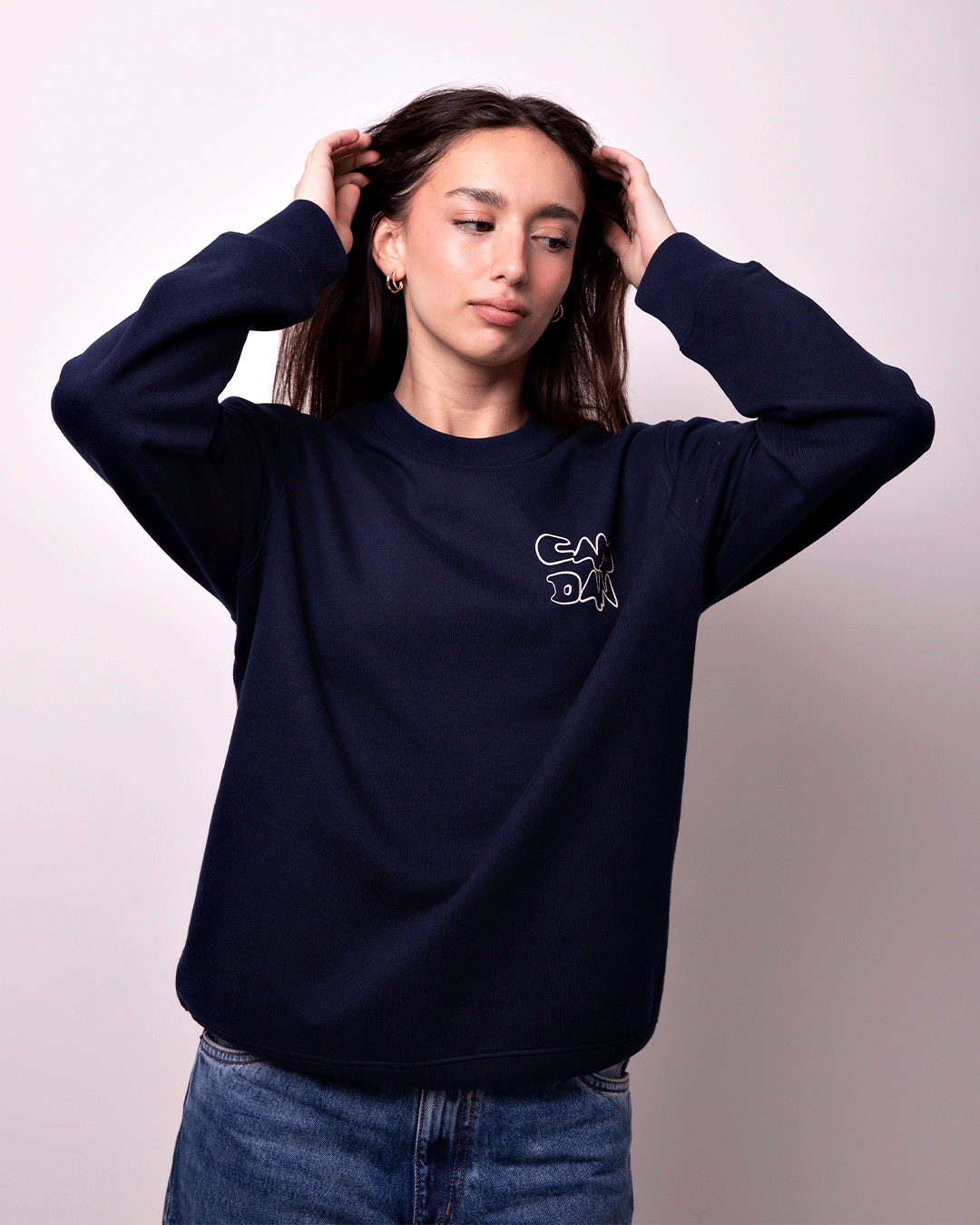 Sudadera Calavera Azul