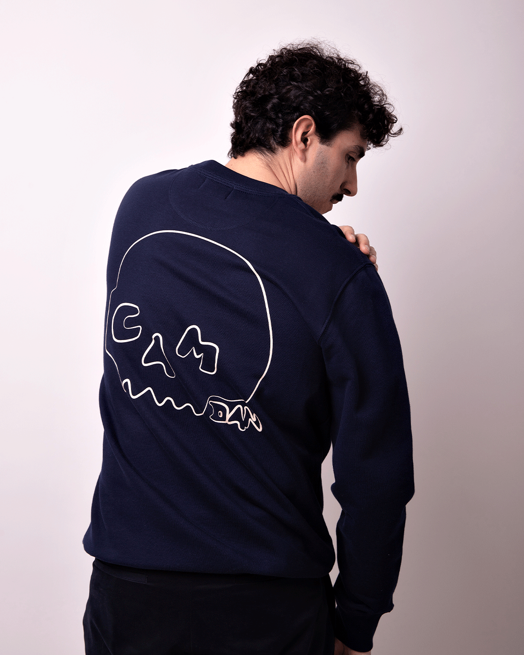 Sudadera Calavera Azul