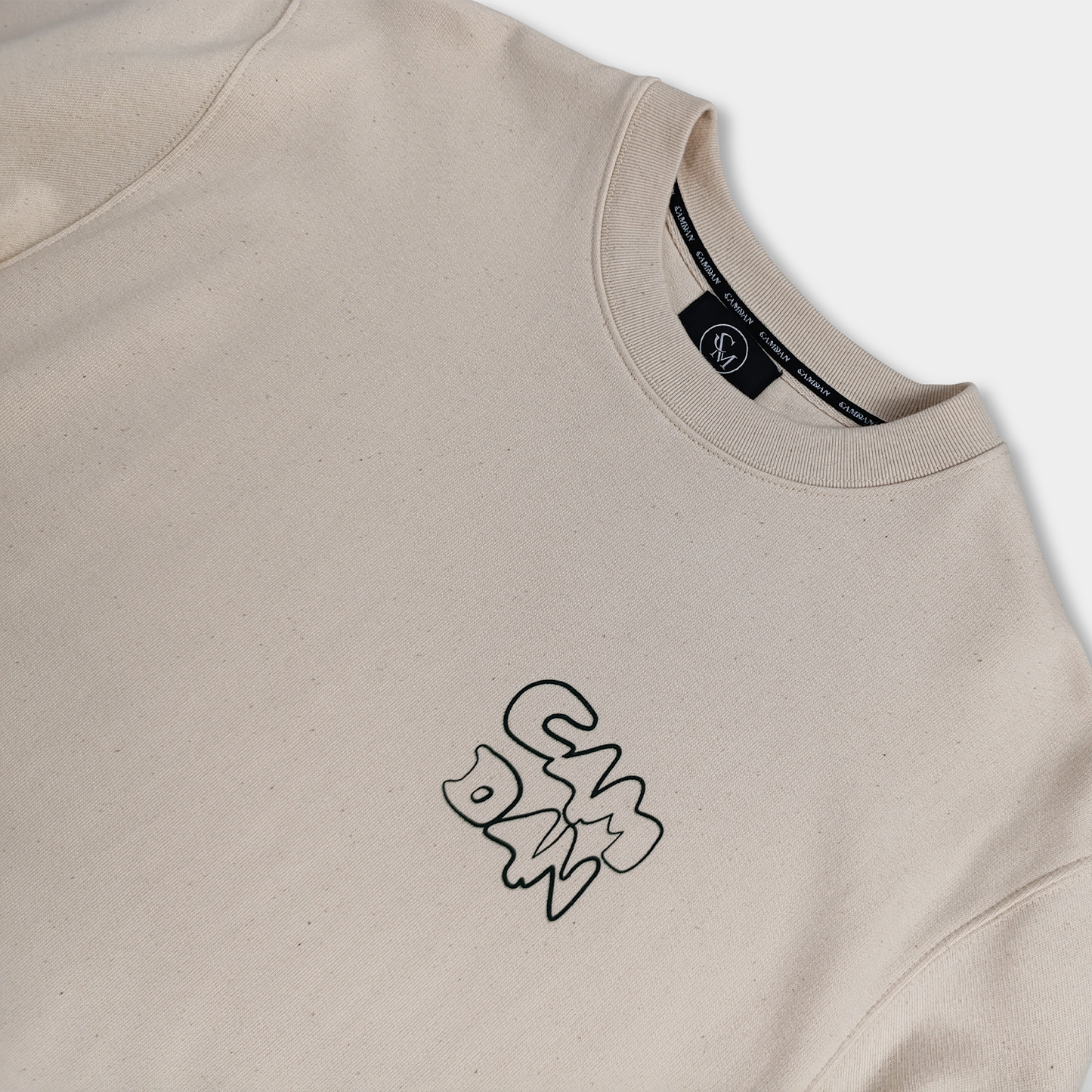 Sudadera Calavera Beige