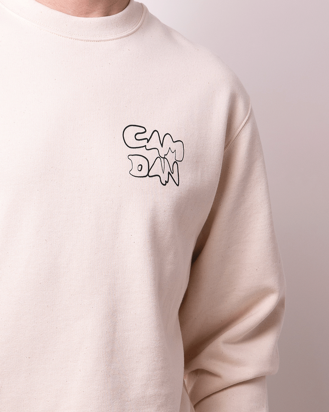 Sudadera Calavera Beige