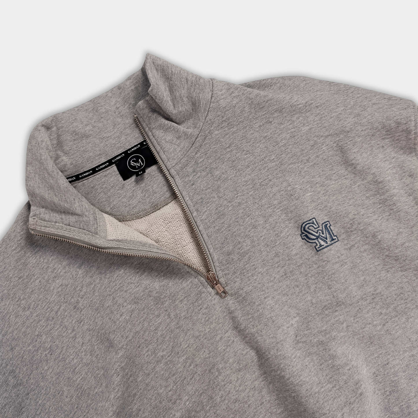 Sudadera Zipper Gris