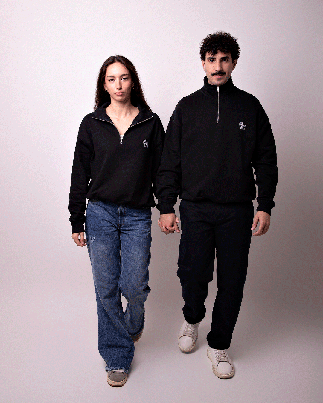 Sudadera Zipper Negra
