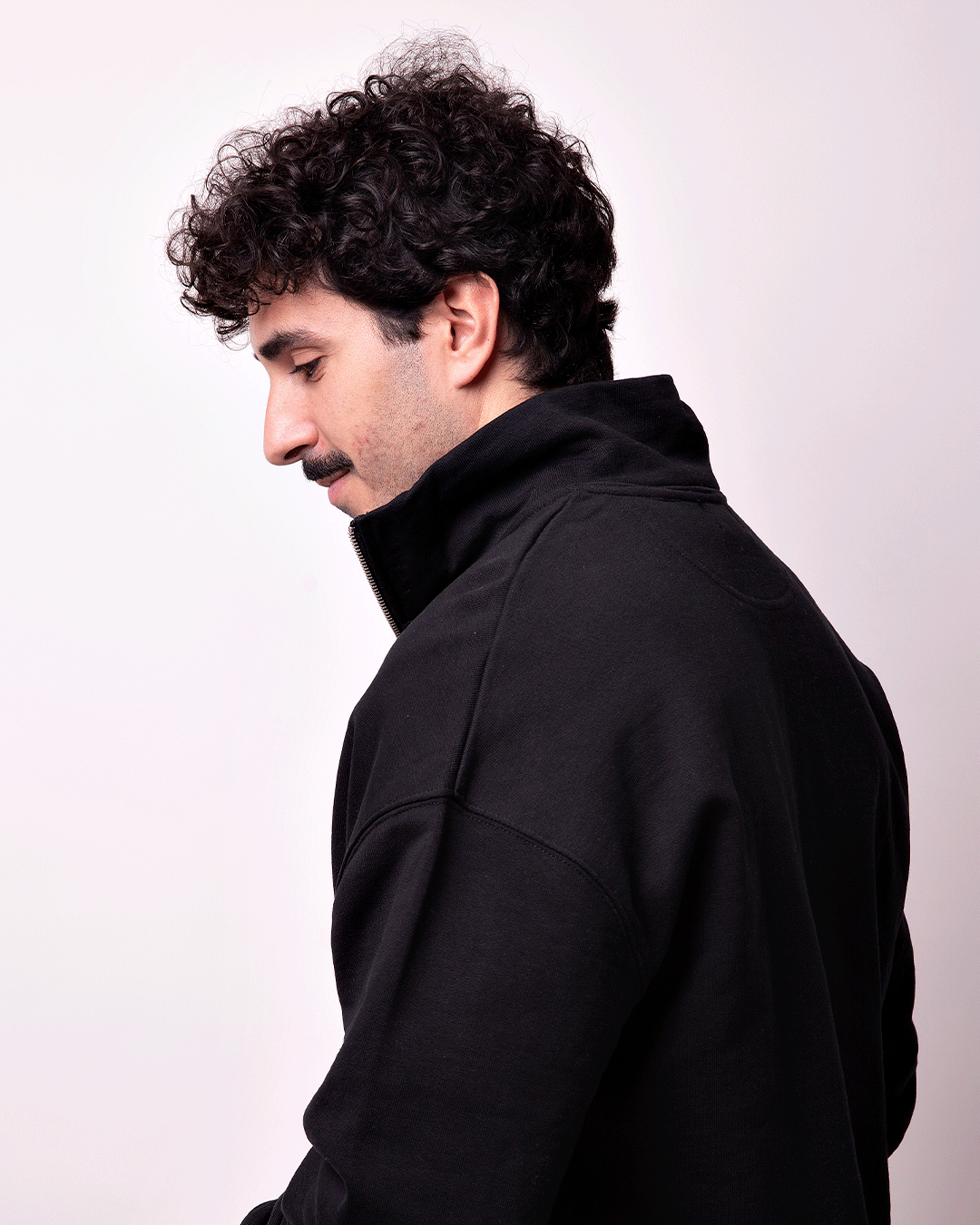 Sudadera Zipper Negra