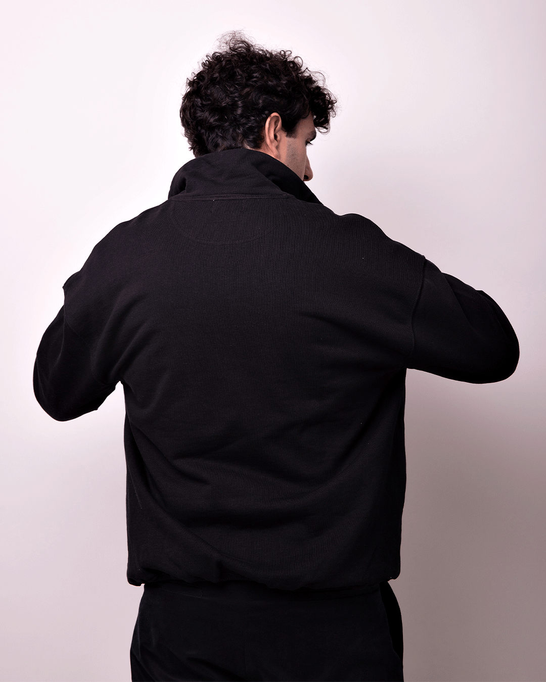 Sudadera Zipper Negra