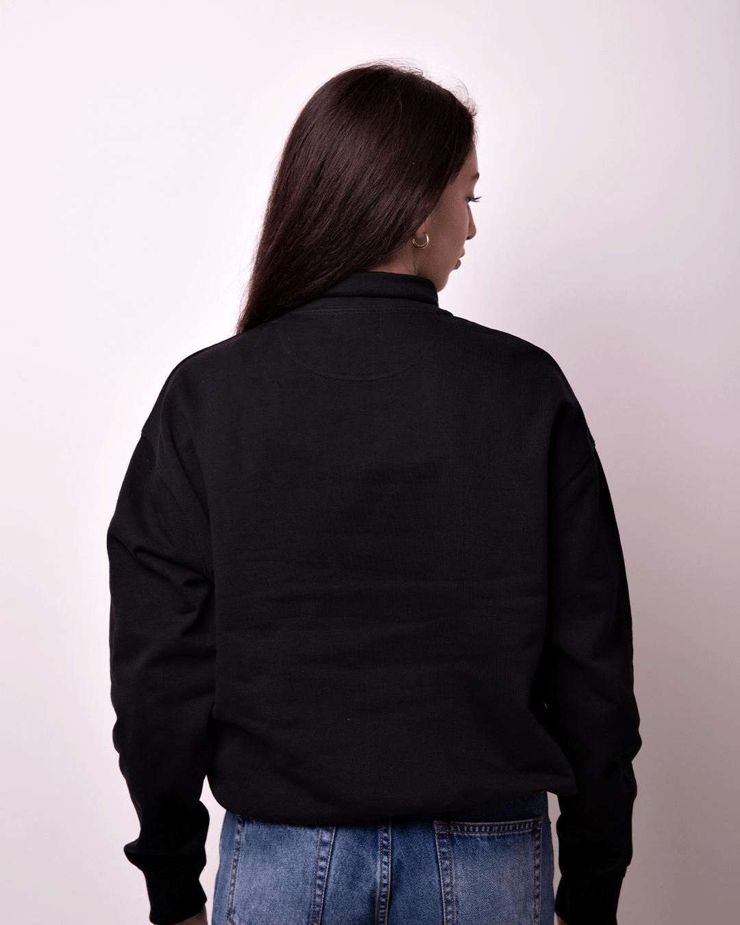 Sudadera Zipper Negra