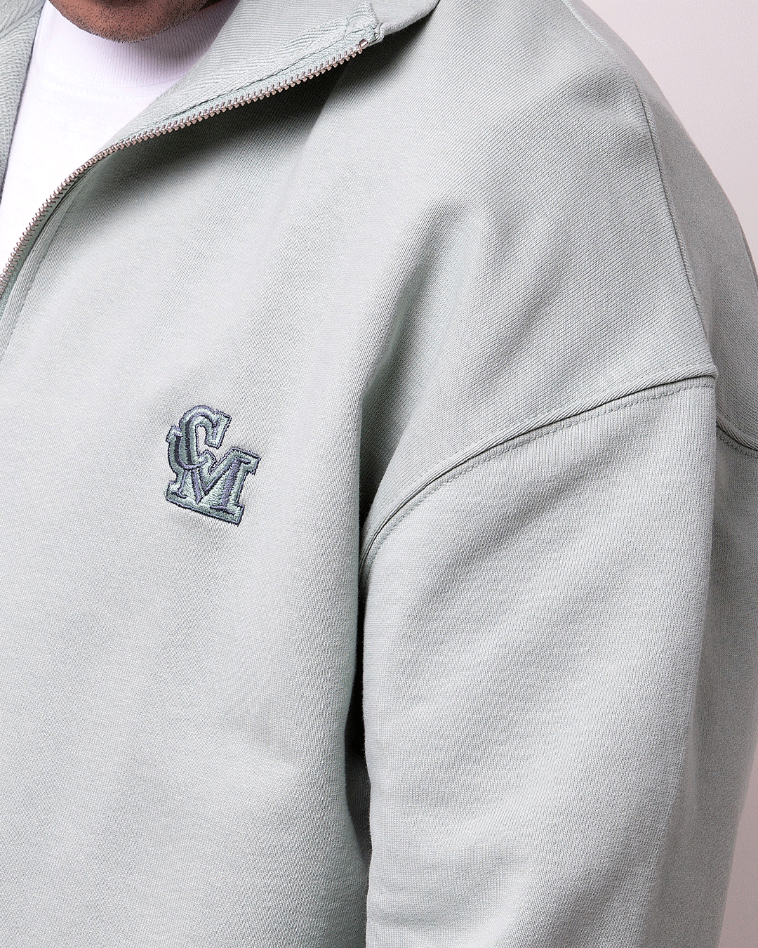 Sudadera Zipper Verde