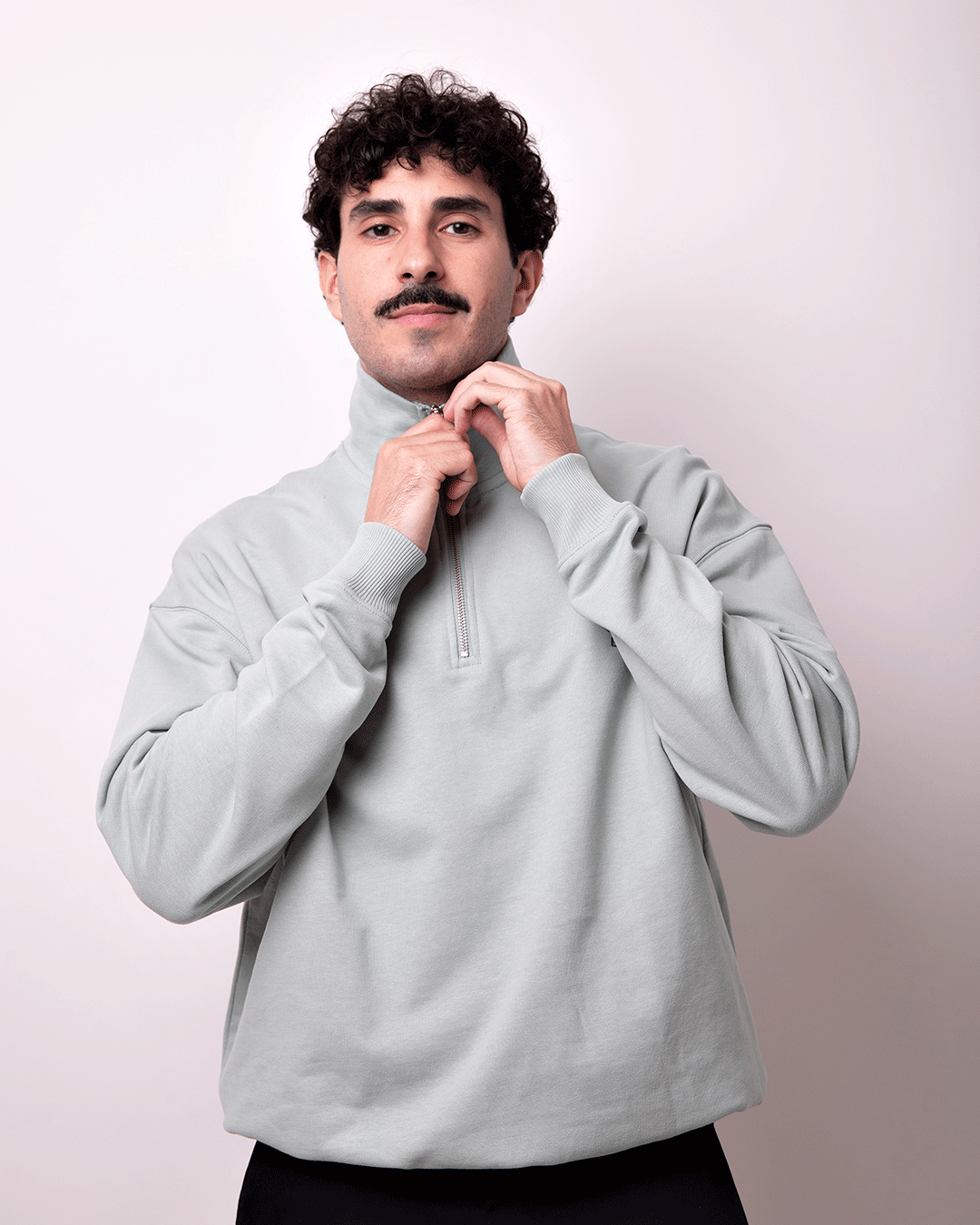 Sudadera Zipper Verde