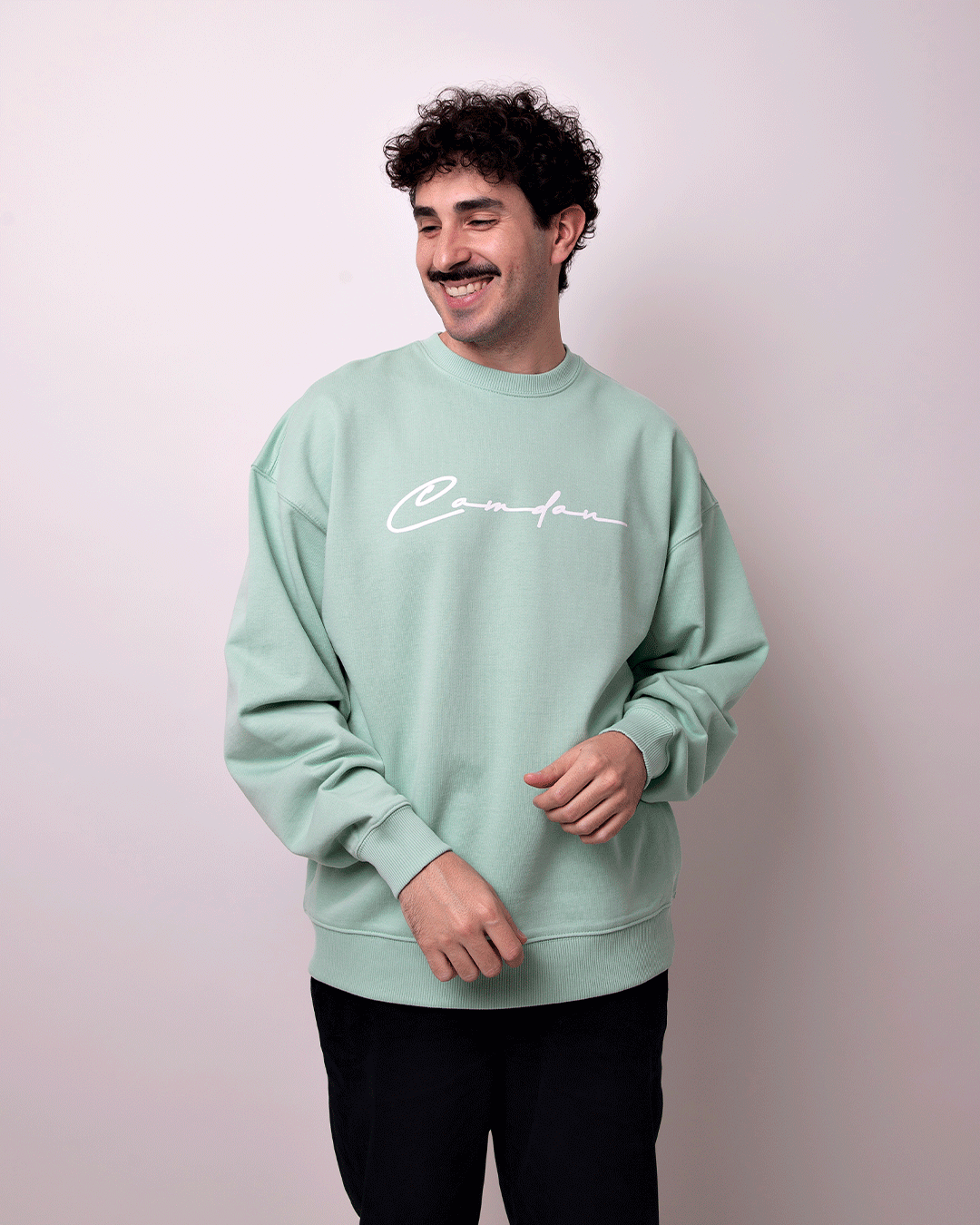 Sudadera Firma Verde
