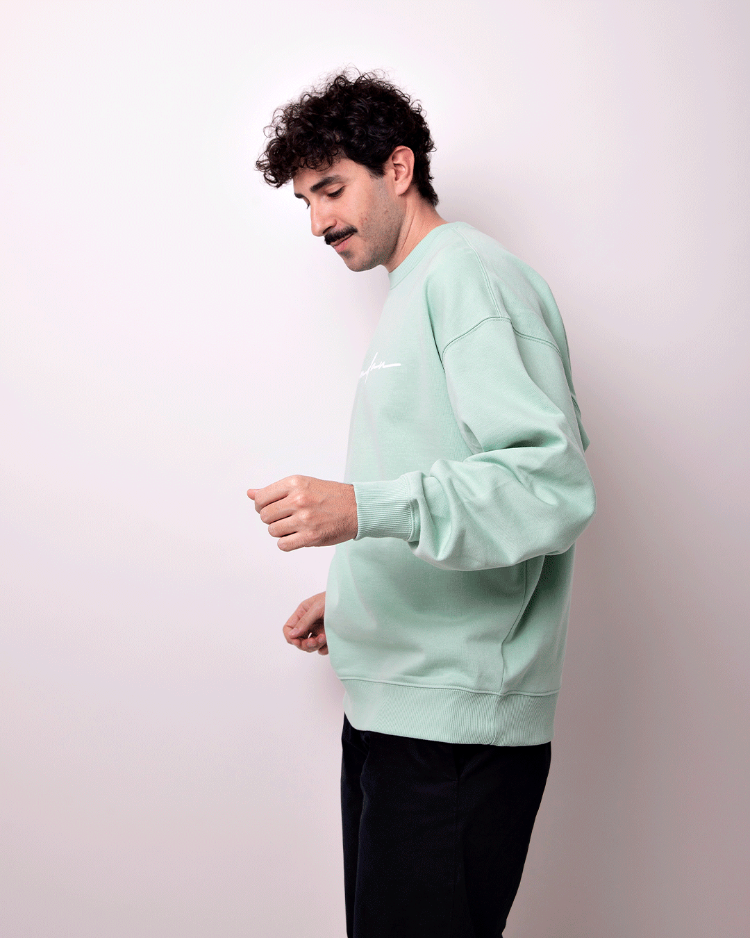 Sudadera Firma Verde