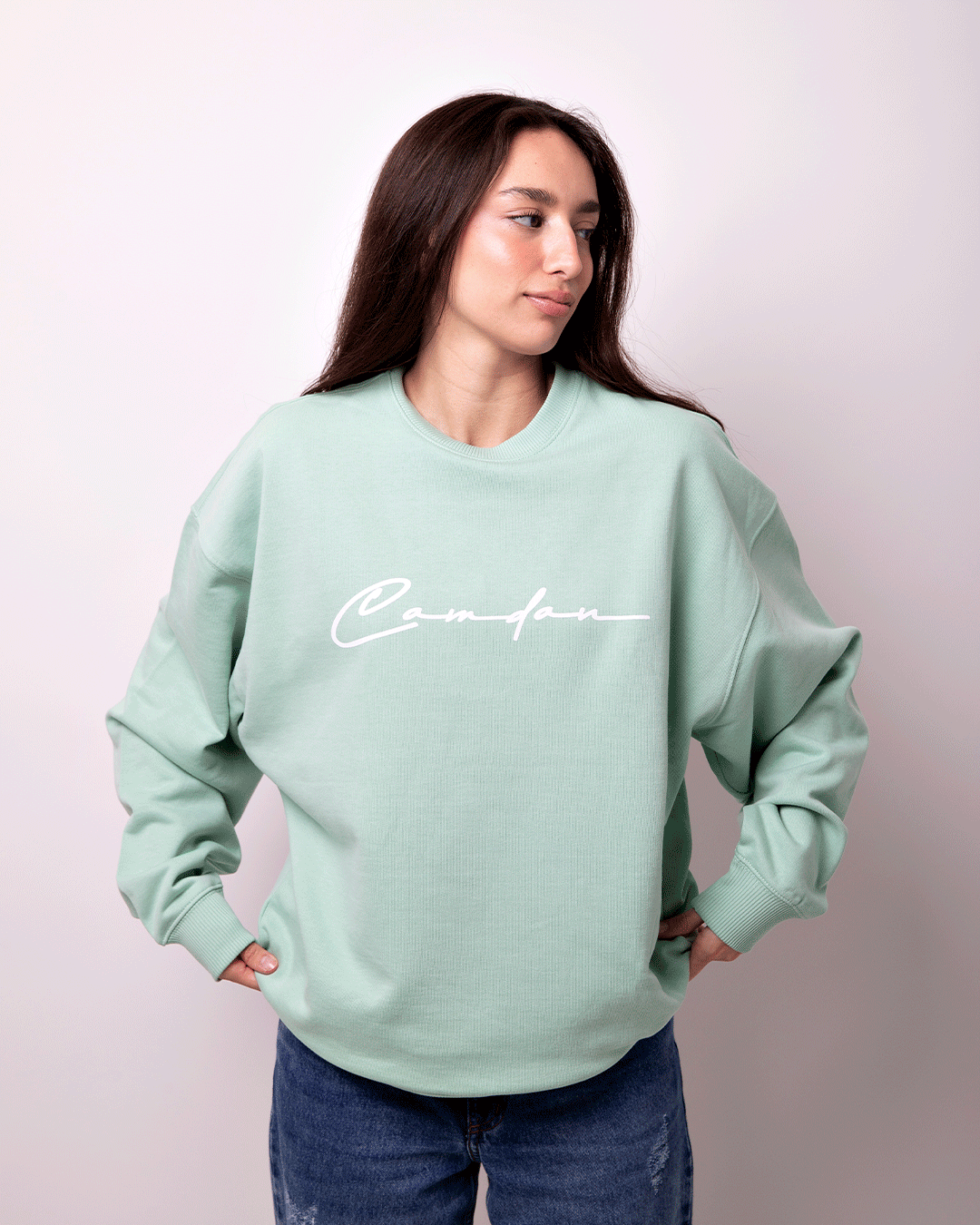 Sudadera Firma Verde