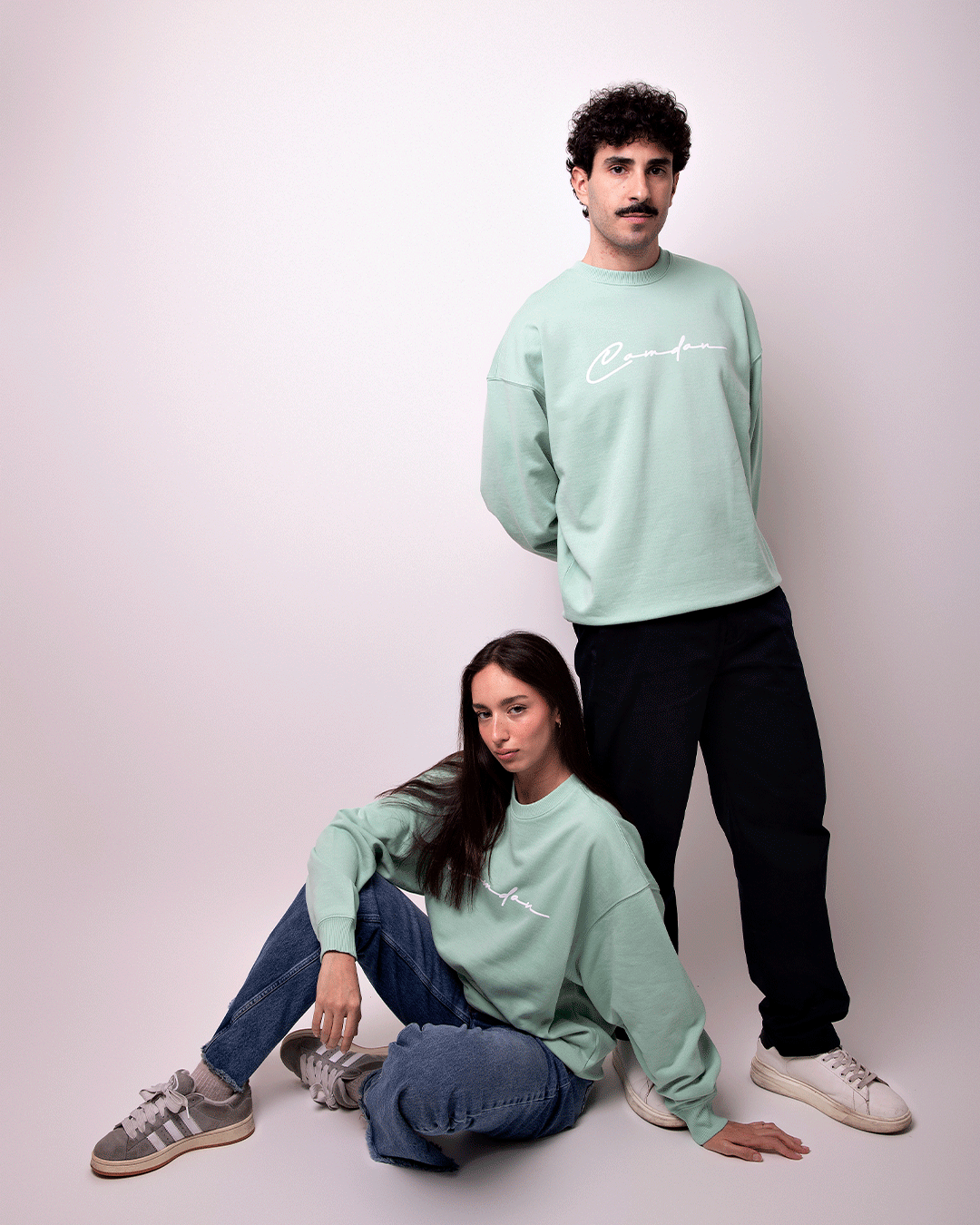 Sudadera Firma Verde