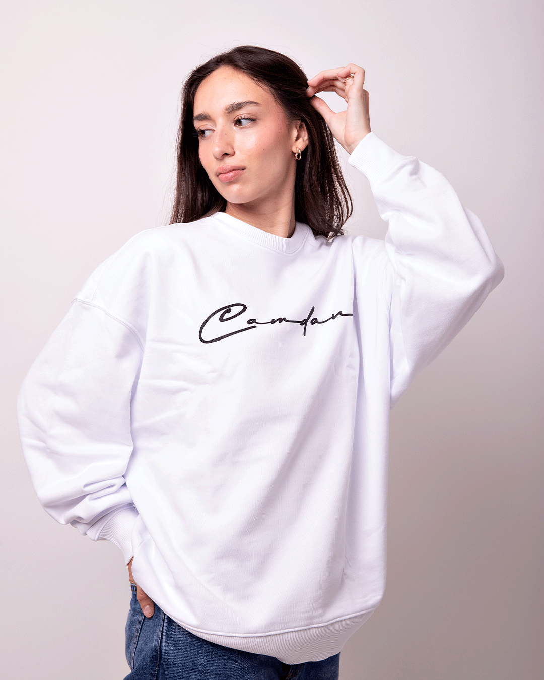Sudadera Firma Blanca
