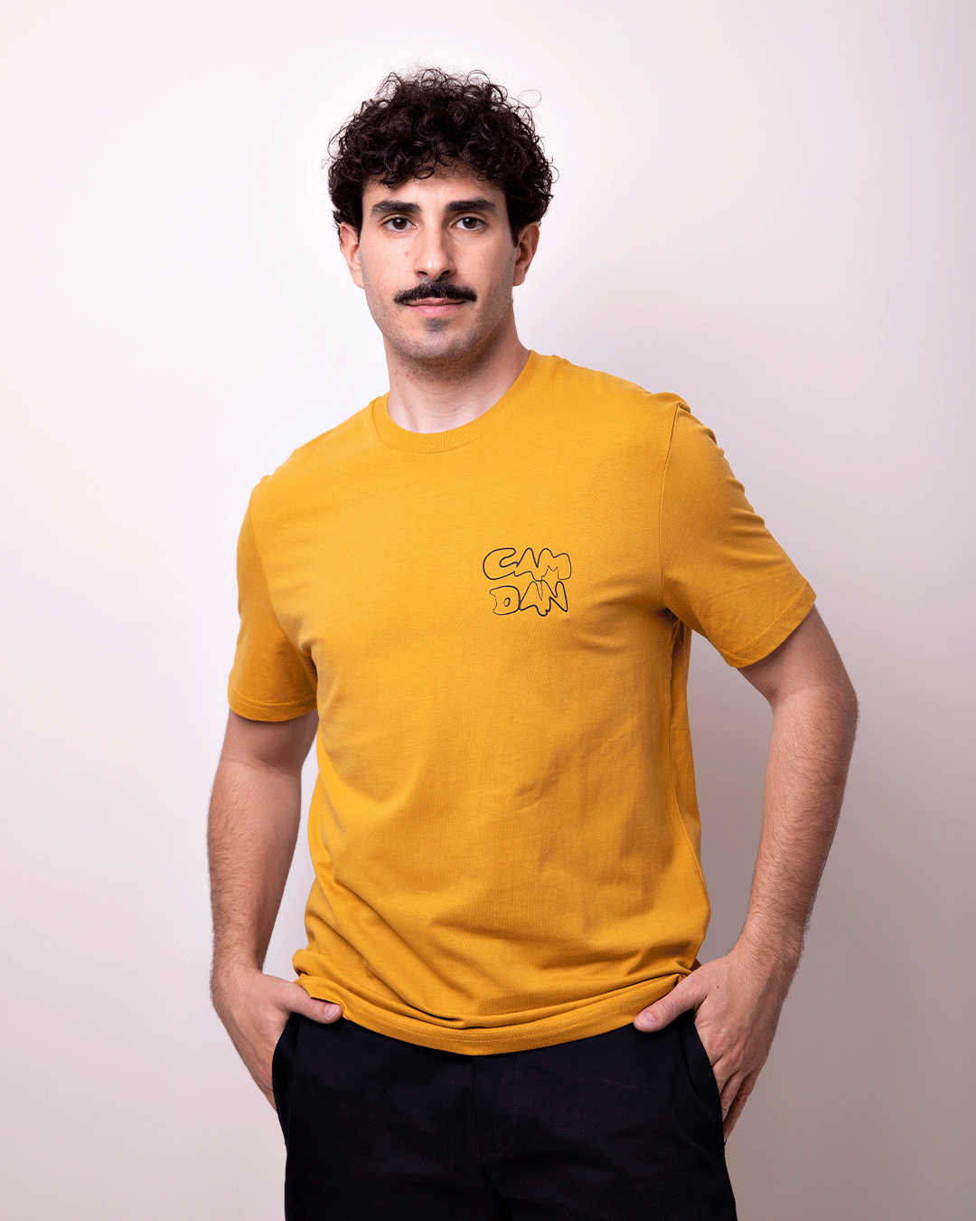 Camiseta Calavera Ocre