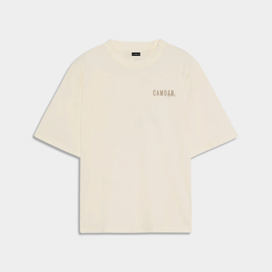 Camiseta Oversize Not Allowed Beige