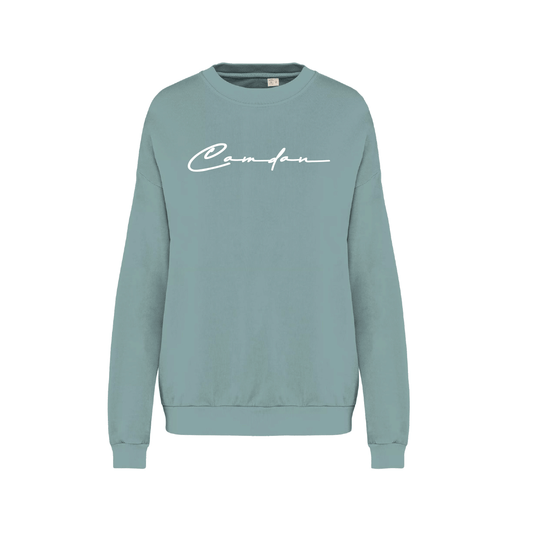 Sudadera Oversize Streak Verde